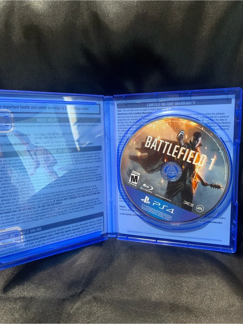 BATTLEFIELD 1 PS4 Video Game EA Sports Rated M EUC